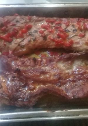 Una foto de Ribs de cerdo al horno