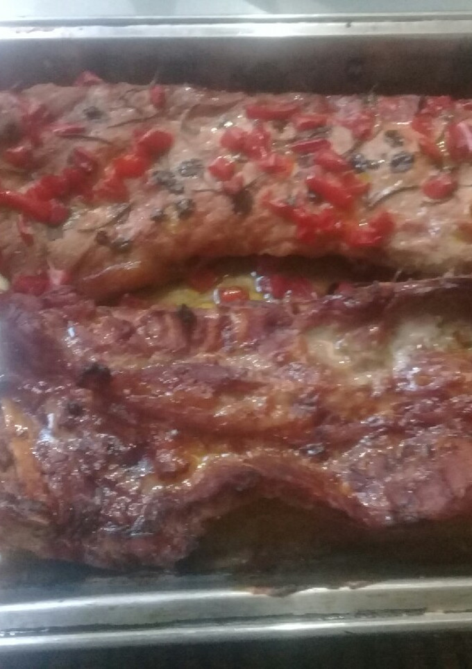 Una foto de Ribs de cerdo al horno