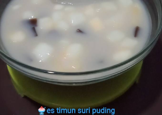 Es timun suri puding coklat 🍧