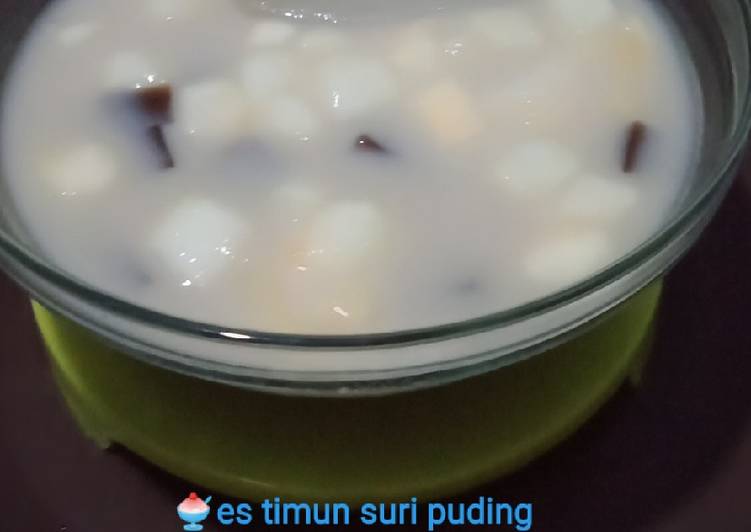 Langkah Mudah untuk Membuat Es timun suri puding coklat 🍧 yang Lezat Sekali