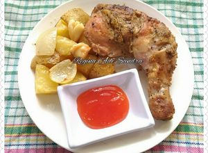 Foto resep Roast Potato n Chicken Garlic