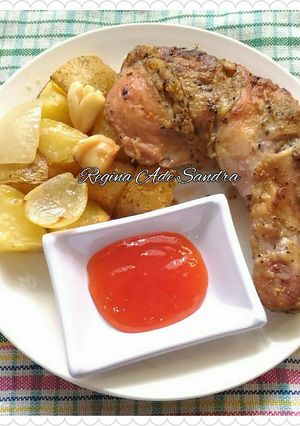 Foto resep Roast Potato n Chicken Garlic