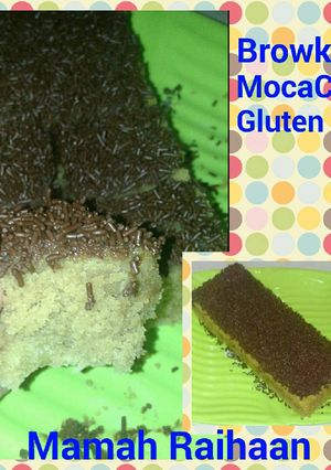 Foto resep Brownies Kukus Tepung Beras Moccachino Mamah Raihaan.