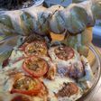 Pan pizza de boloñesa con champiñones