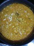 Arroz con choco y gambas