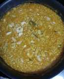 Arroz con choco y gambas