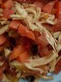 Tinga de pollo con zanahoria