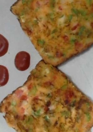 A picture of Vegetable Rava Bread.
