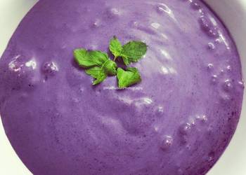 Easy Recipe Chilled Yoghurt Blueberry Restaurant Style