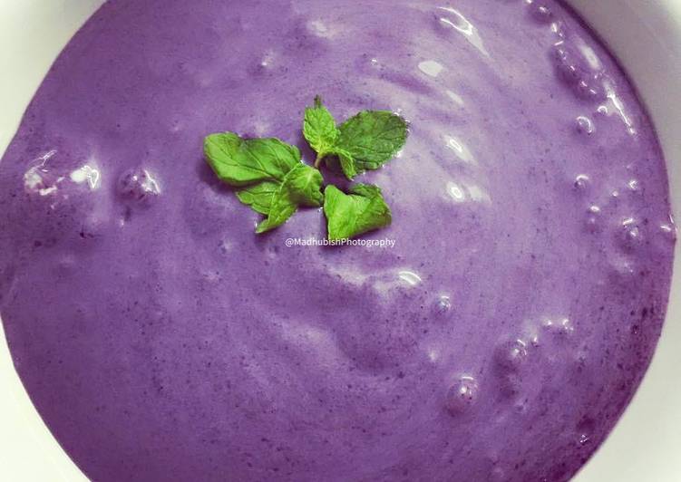 Chilled Yoghurt Blueberry Chilled Yoghurt Blueberry