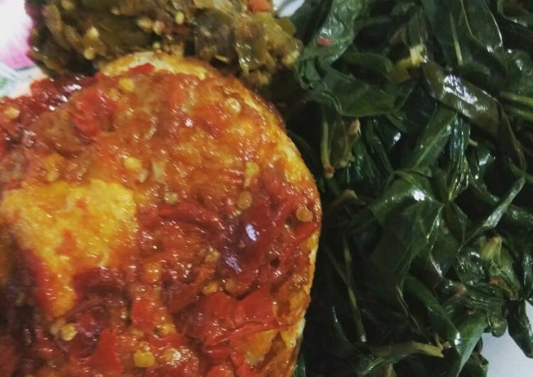 Cara Gampang Membuat Telor balado mata sapi yang Bisa Manjain Lidah