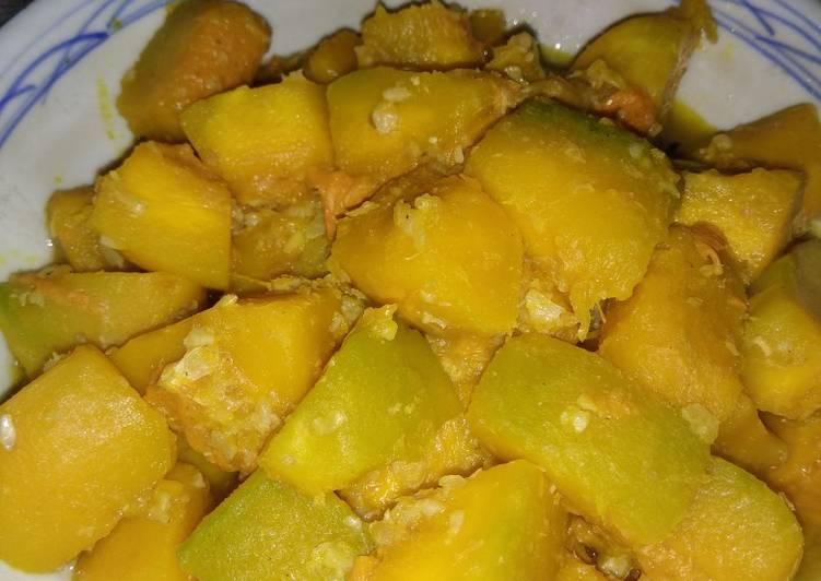 Cara Gampang Menyiapkan Labu kuning tumis ebi Anti Gagal