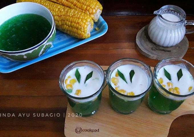 Bubur Mutiara Pandan With Jagung