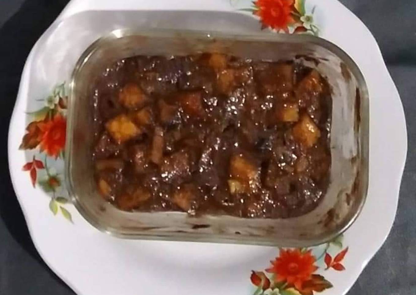 Roti Tawar Pisang Coklat