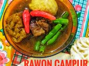 Gambar rawon daging slice bumbu jadi