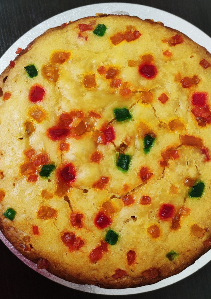 டூட்டி பிரூட்டி கேக் (Tooti frooti cake recipe in tamil) செய்முறை முக்கிய புகைப்படம்