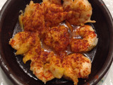 Gambas al ajillo - a mi manera