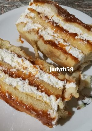 🧡Sütés nélküli Rákóczi túrós - desszert, isteni 🧡 recept fotója
