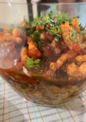 A picture of Kurkuray ki chatpati chaat.