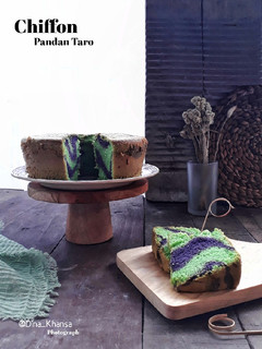 Foto resep Chiffon Pandan Taro