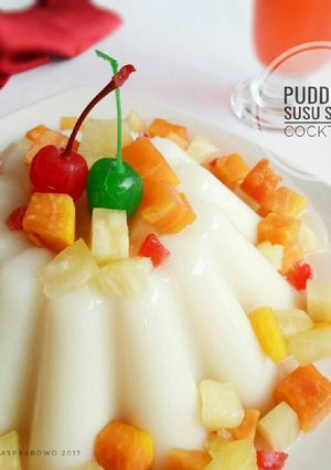 Foto resep Pudding susu cocktail