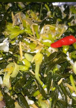 Foto resep Sayur Tumis Bunga Pepaya (Tidak Pahit)
