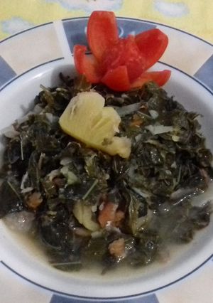 Foto resep Oseng segar daun ubi