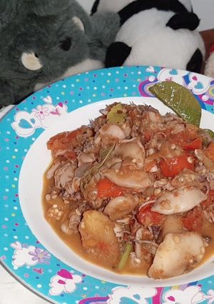 Foto resep Sambal baby cumi pedas manis