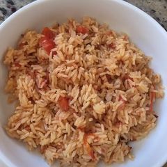 A picture of Yummy tomato rice iftar special.
