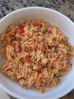 A picture of Yummy tomato rice iftar special.