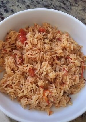 A picture of Yummy tomato rice iftar special.