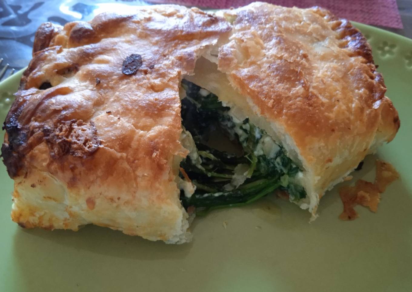 Spanakopita à ma façon (feuilleté épinards-feta)