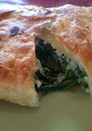 Une photo de Spanakopita à ma façon (feuilleté épinards-feta)