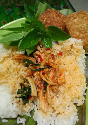 Foto resep Nasi Bakar Ayam Kemangi sederhana