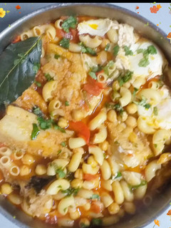 Foto de Massada de bacalhau e grão de bico #Aventaldourado2023