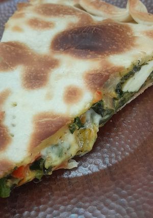 Una foto de Pascualina de espinaca y queso 🥬🥧