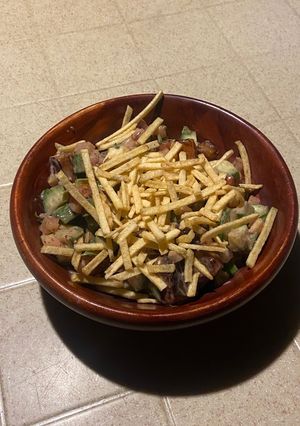 صورة لوصفة سلطه جبنة الحلوم والرمان