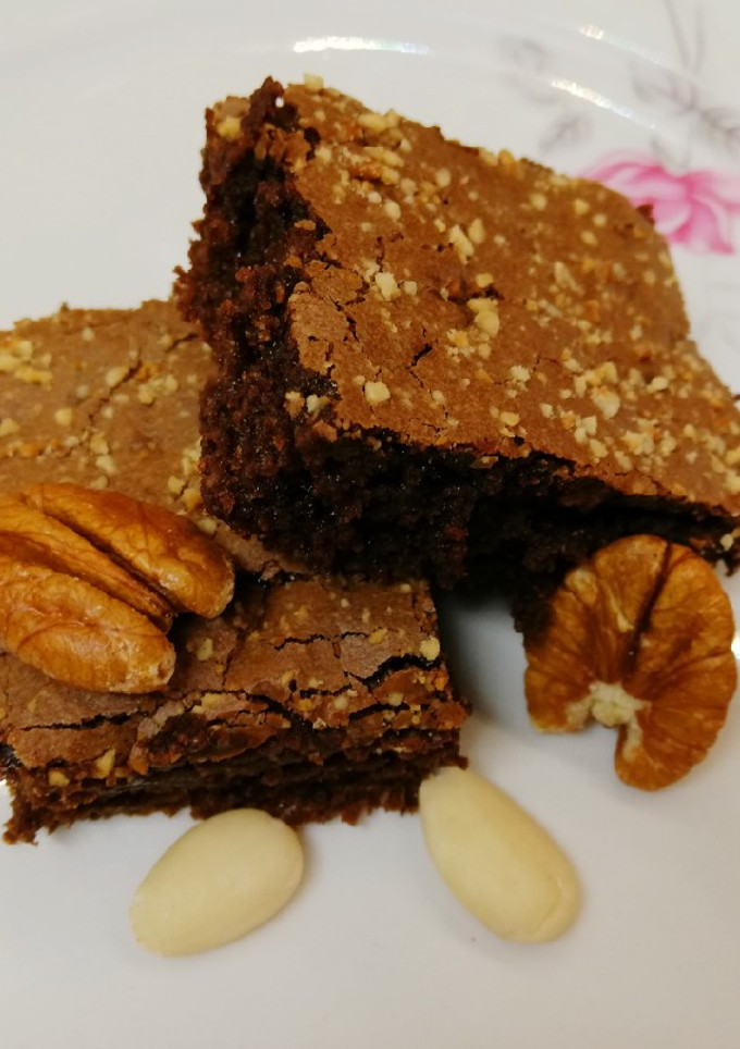 Una foto de Brownie de Nutella