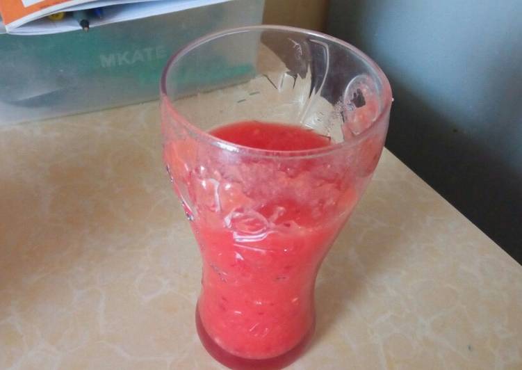 Simple Way to Prepare Perfect Water Melon Smoothie# Local Food Contest# Nairobi_North