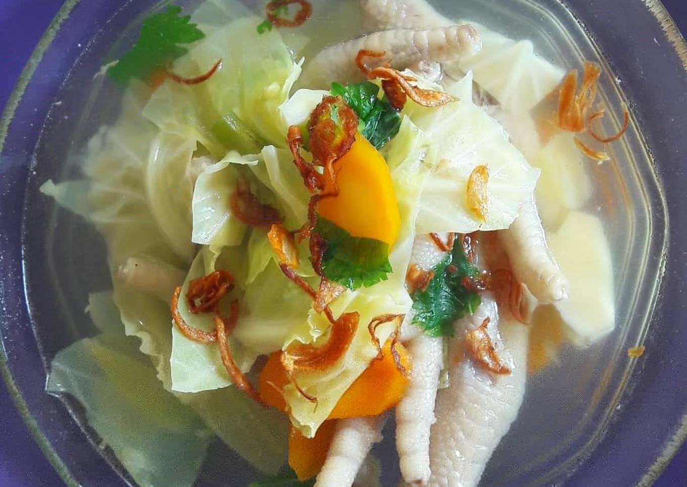 Sop ceker ayam