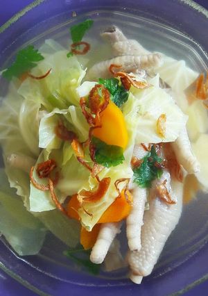 Foto resep Sop ceker ayam