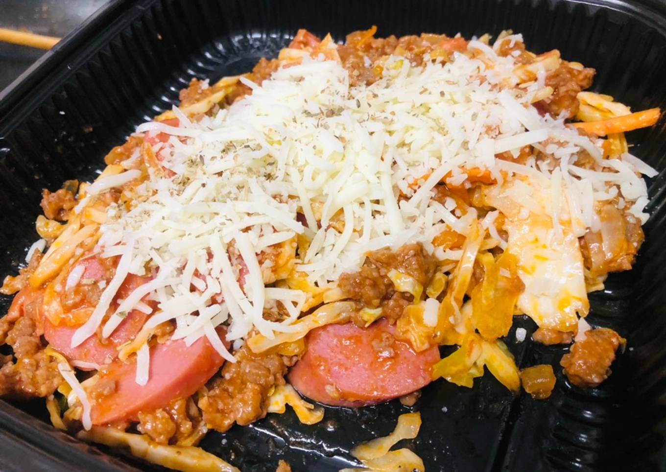 Crazy cole slaw stir fry