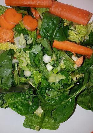 A picture of The Never Ending Salad.