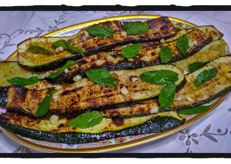 Simple Way to Prepare Quick Zucchine Grigliate alla Menta