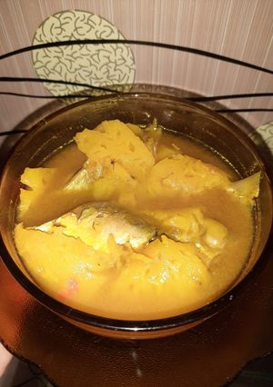 Foto resep Lempah kuning nanas khas Bangka (ikan hapau)