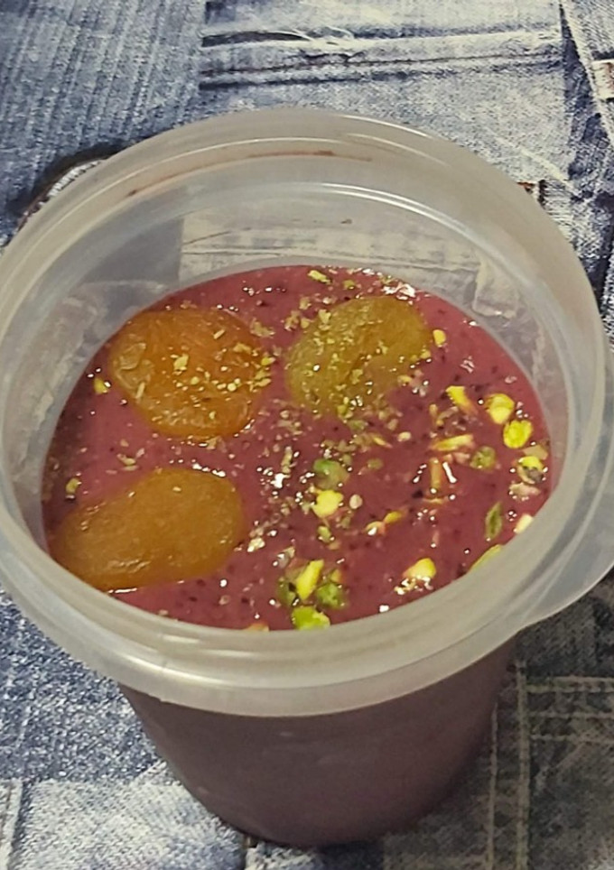 Una foto de Smoothie mix frutos rojos