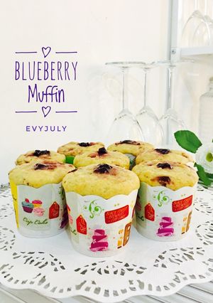 Foto resep Blueberry Muffins #menu sarapan