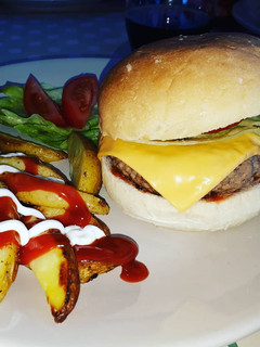 A picture of Easy homemade burgers!.
