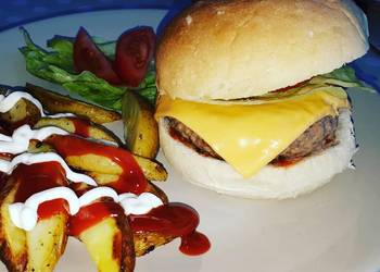 Easiest Way to Cook Appetizing Easy homemade burgers