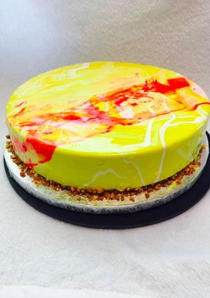 Une photo de Entremet citron insert panna cotta